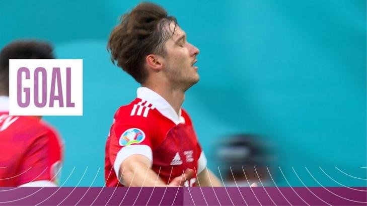 Euro 2020: Aleksei Miranchuk curls in opener for Russia against Finland