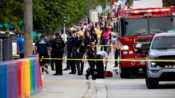 2 people hit by truck at gay pride march