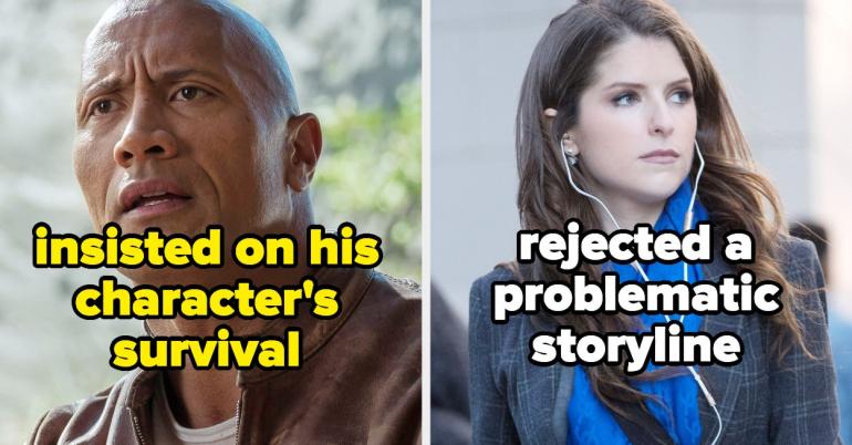 14 Actors Who Demanded (And Got) Changes To The Script