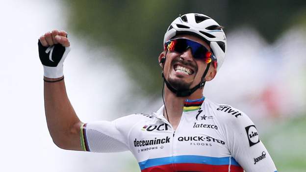 Tour de France 2021: Julian Alaphilippe wins crash-affected stage one