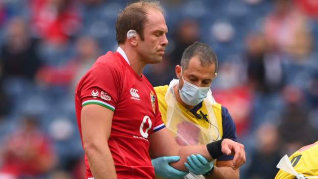 Alun Wyn Jones: British & Irish Lions captain will not travel to South Africa after shoulder injury