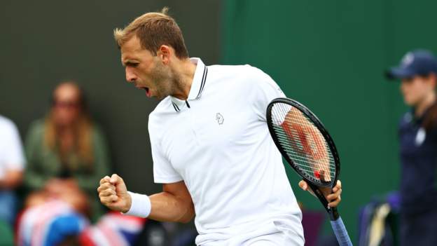 Wimbledon 2021: Dan Evans beats Feliciano Lopez to reach second round