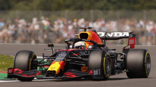 British Grand Prix: Max Verstappen sets pace in first practice at Silverstone