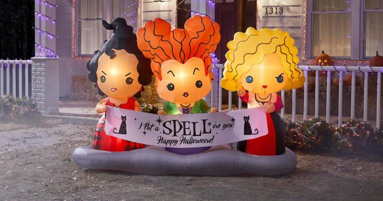 Home Depot's Giant Hocus Pocus Inflatable Takes the Sanderson Sisters to New Heights