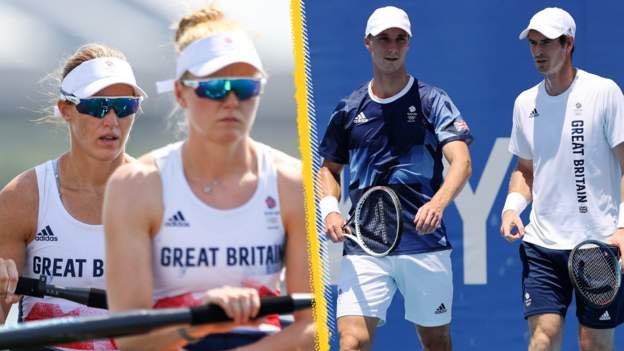 Tokyo Olympics: Helen Glover and Polly Swann battle into semi-finals, Andy Murray and Joe Salisbury win