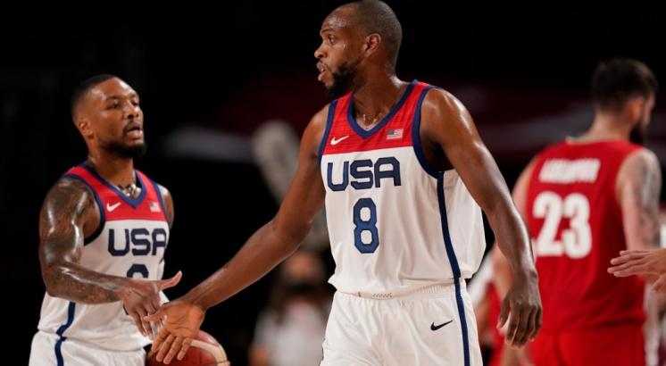 US men’s basketball bounces back from Olympic-opening loss, routs Iran
