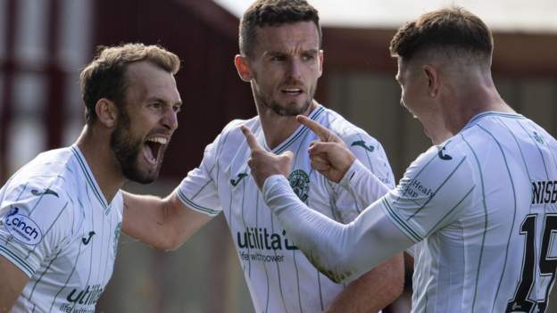 Motherwell 2-3 Hibernian: Visitors claim thrilling opening win