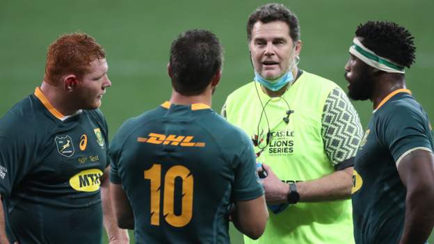 South Africa: Rassie Erasmus faces misconduct hearing for criticising officials in defeat by Lions