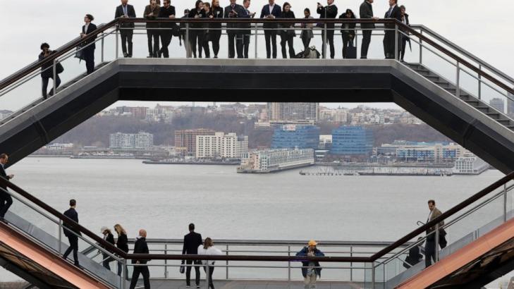 A struggle to prevent suicides at soaring NYC sculpture