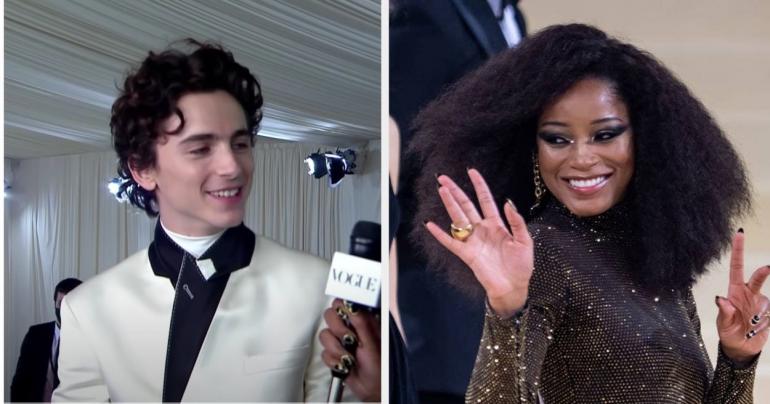 People Are Obsessed With This Met Gala Moment When Timothée Chalamet Reminded Keke Palmer They'd Met Before
