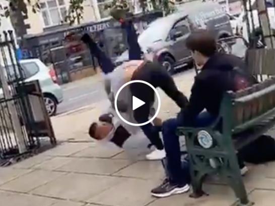 Grown man tries to bully teen… who’s a BJJ World Champion (Video)