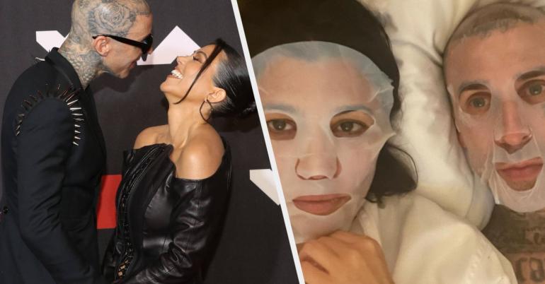 Kourtney Kardashian's New "Instagram Vs. Reality" Post With Travis Barker Showed Us A Side Of The Couple We Don't See Very Often