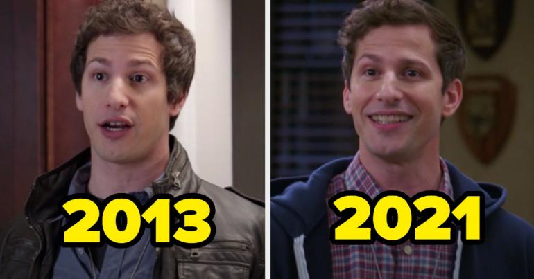 "Brooklyn Nine-Nine" Has Officially Ended, So Here's The Cast In Their First Vs. Last Episode
