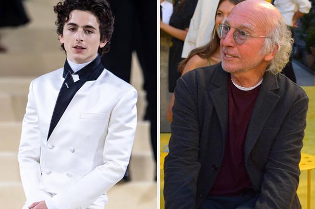 The Internet Is Having A Field Day With These Pics Of Timothée Chalamet Having Lunch With Larry David