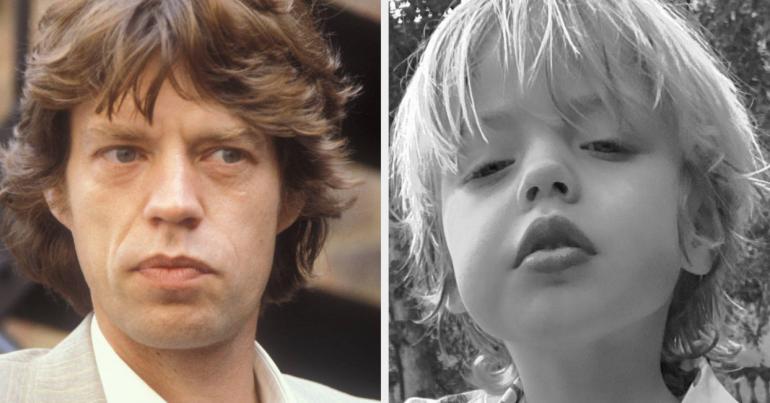 Mick Jagger's 4-Year-Old Son Seriously Looks Just Like His Dad In The '80s