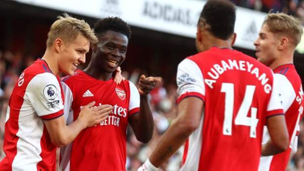 Arsenal 3-1 Tottenham: Gunners defeat north London rivals at Emirates Stadium