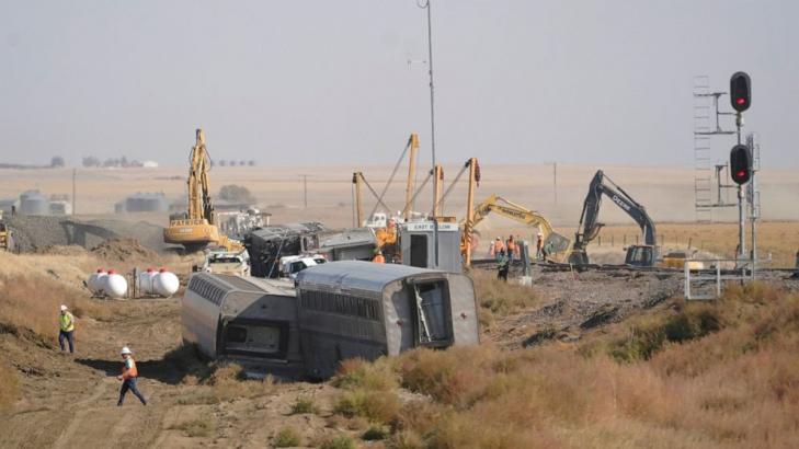 Amtrak train that derailed was going just under speed limit