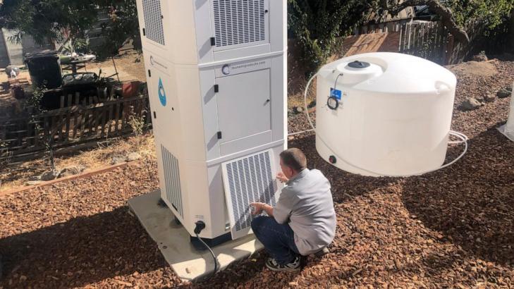 In California, some buy machines that make water out of air