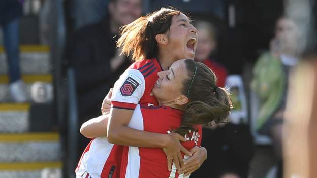 Arsenal Women 3-0 Everton Women: McCabe, Wubben-Moy & Maanum help hosts maintain 100% start