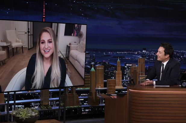Meghan Trainor Told Jimmy Fallon That Having Double Toilets Is "The Best Thing I Ever Did"