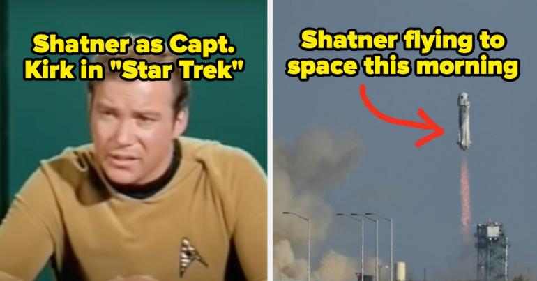 William Shatner Finally Went To Space For Real This Morning And He Only Had Good Things To Say About It