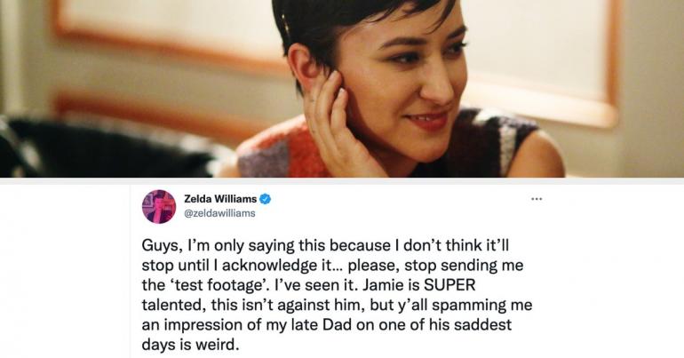 Robin Williams' Daughter Has Seen The Impression Of Her Father That Everyone Is Talking About, So She'd Like People To Stop "Spamming" Her With Clips Now