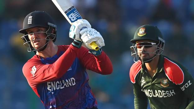 T20 World Cup: England thrash Bangladesh for second win in Super 12s