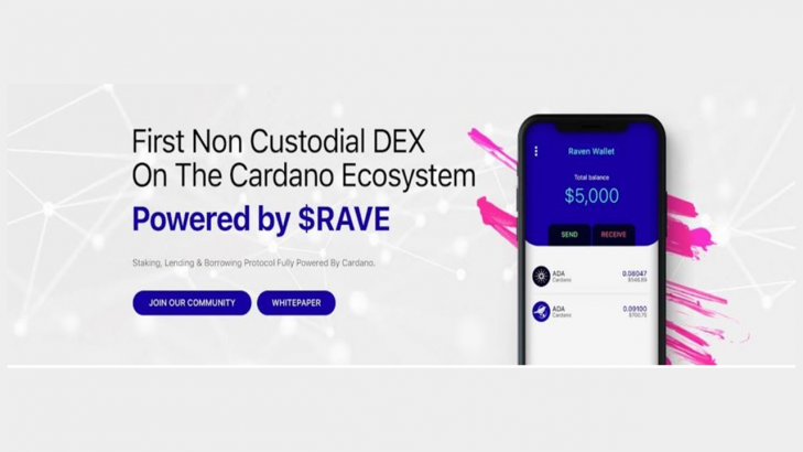 Ravendex, a Decentralized Crypto Exchange, Is Working on the First Non-custodial Decentralized Exchange Built on the Cardano Blockchain.
