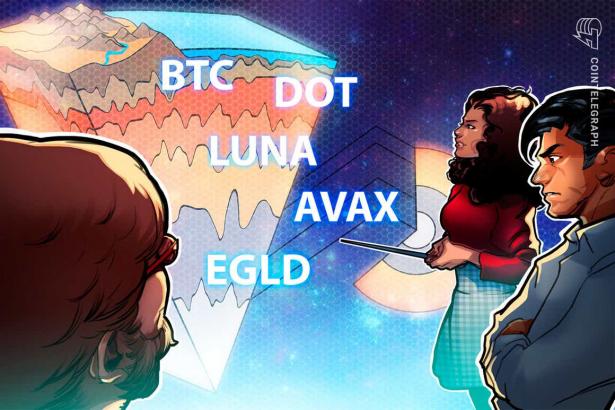 Top 5 cryptocurrencies to watch this week: BTC, DOT, LUNA, AVAX, EGLD