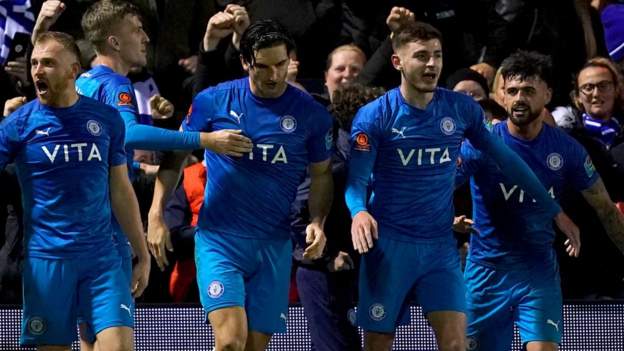 Stockport County 5-3 Bolton Wanderers: National League side edge thriller