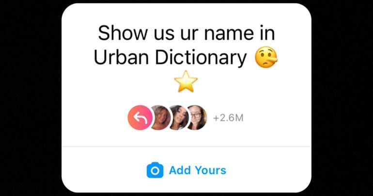 This "Show Us Your Name in Urban Dictionary" Trend Is Absolutely Taking Over Instagram