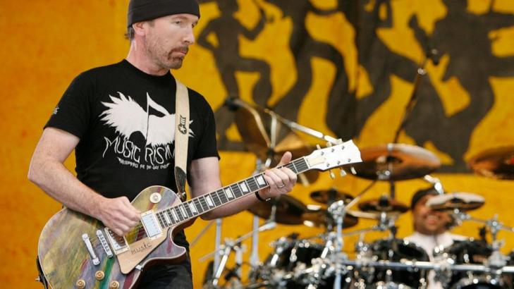 U2's Edge leading rock memorabilia sale to help musicians