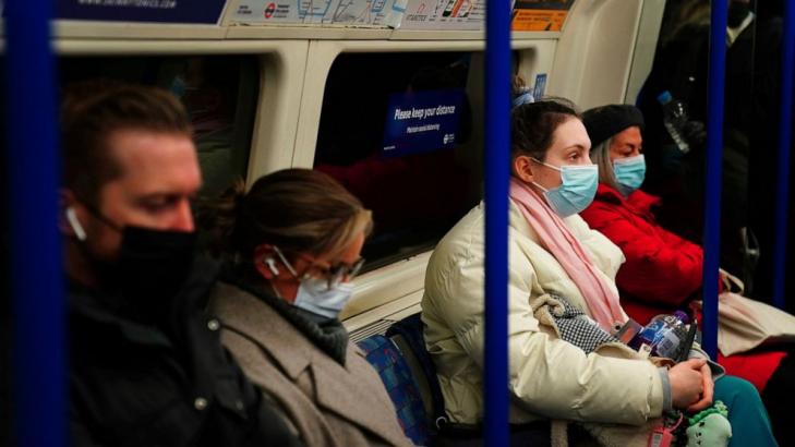 Face masks again mandatory in England amid variant spread