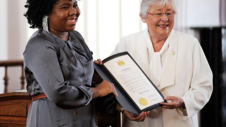 Alabama governor honors state's first Black poet laureate