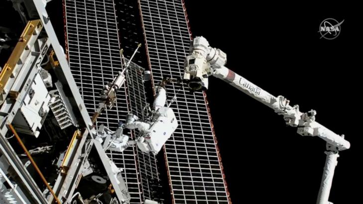 NASA astronauts complete spacewalk postponed due to debris risk