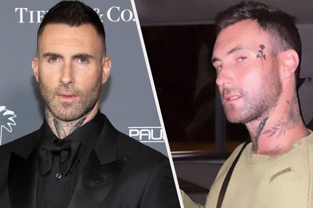 It Turns Out That Adam Levine Didn't Actually Get A Face Tattoo