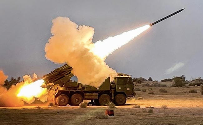 Watch: Upgraded 'India-Made' Pinaka Rocket System Successfully Test-Fired