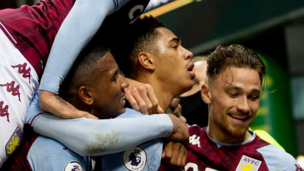 Norwich 0-2 Aston Villa: Visitors win to deepen former boss Dean Smith's relegation fears