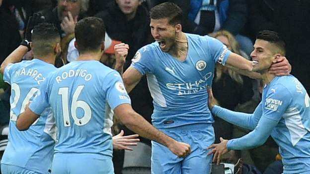 Newcastle 0-4 Manchester City: Pep Guardiola's side claim eighth successive Premier League victory