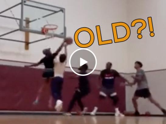 She teaches him to be careful who you call old (Video)