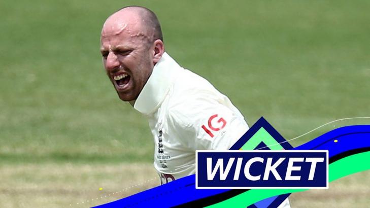 The Ashes: Jack Leach bowls Steve Smith for 23