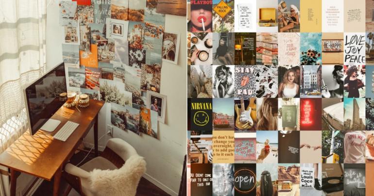 Create a Perfectly Curated Wall With These 17 Aesthetic Collage Kits