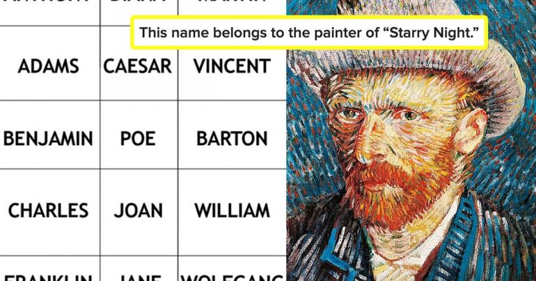 If You Pass This Quiz, You're Really Good With Famous Names