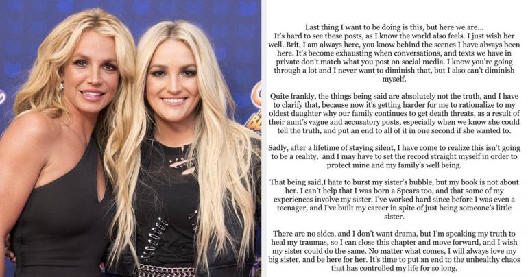 Jamie Lynn Spears Said She “Can’t Help” That She Was “Born A Spears Too” After Britney Spears Accused Her Of Selling A Book At Her “Expense” Following That Messy “GMA” Interview