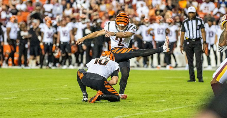 Bengals Kicker McPherson becomes instant legend after calling game-winning kick (8 GIFs)