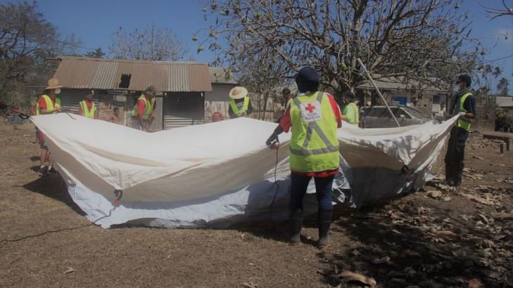 23 Australians on ship delivering aid to Tonga have virus