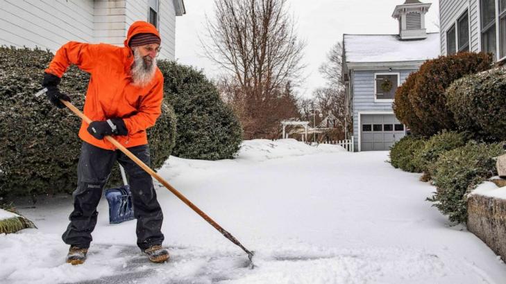 Winter storm exits the Northeast leaving behind bitter cold