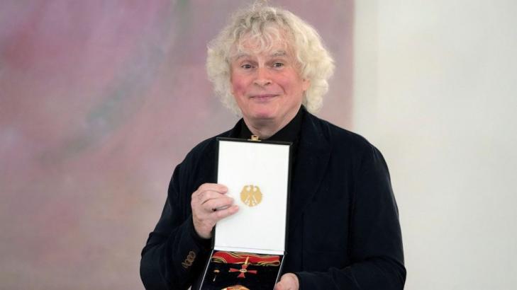 Conductor Simon Rattle receives Germany's highest honor