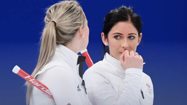 Winter Olympics: GB women curlers' play-off hopes in danger after China loss