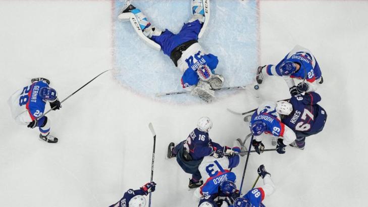 Slovakia stuns US in shootout, Americans out of Olympics